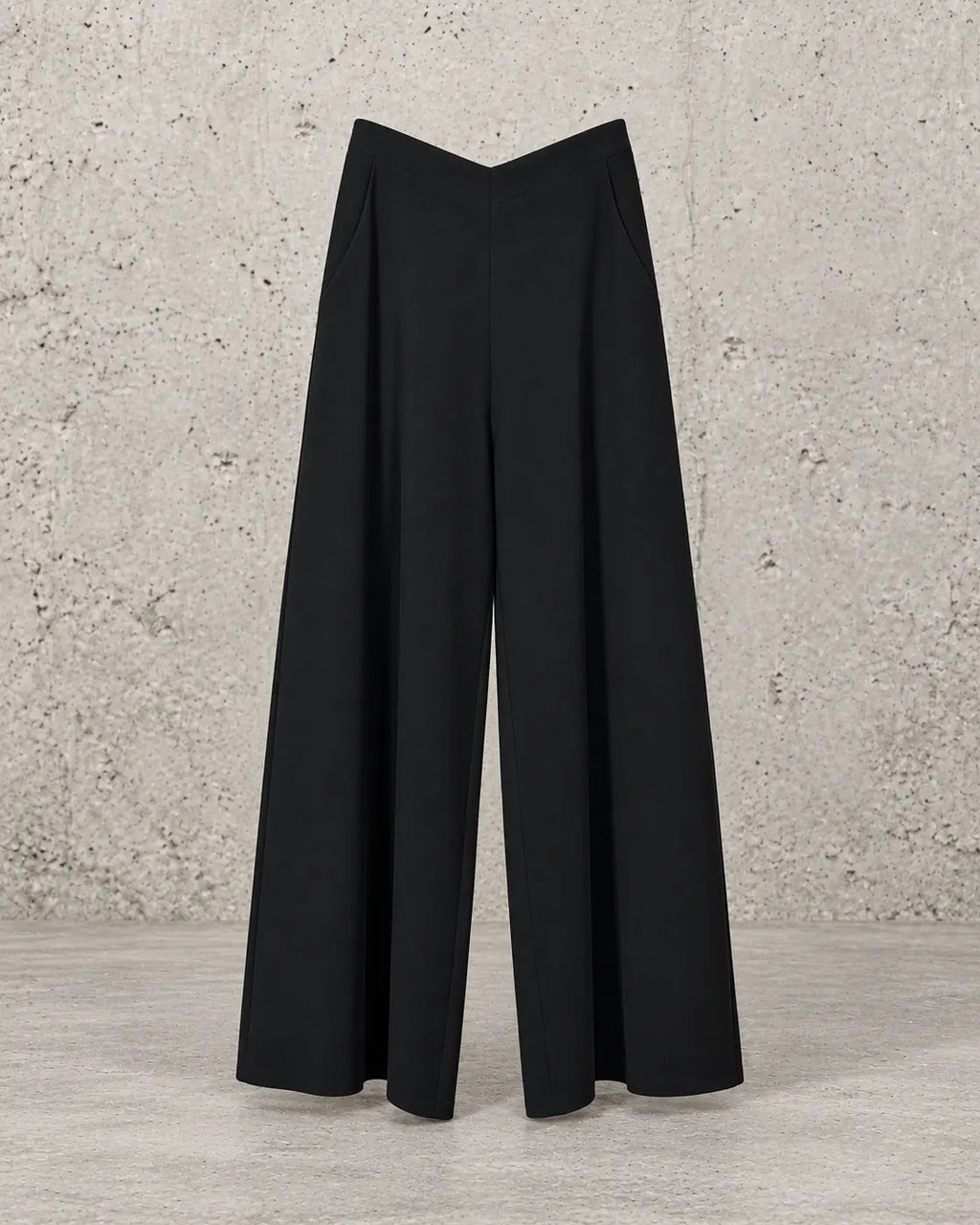 Pantalón palazzo negro Manesera – vista 2 de 5