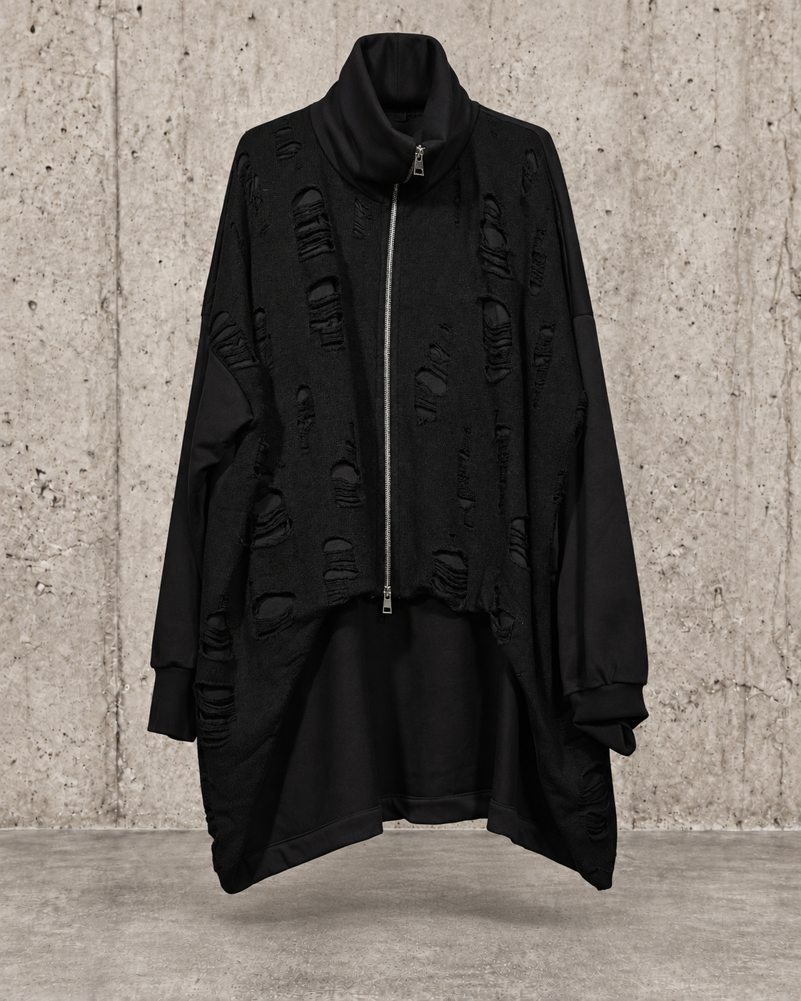 Cárdigan oversize negro La Haine – vista 3 de 8
