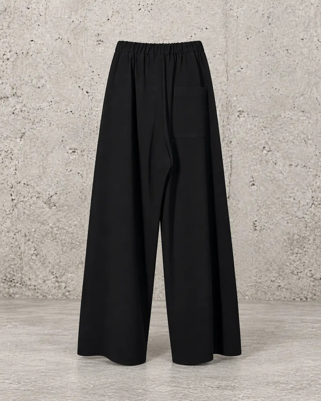 Pantalón palazzo negro Manesera – vista 5 de 5