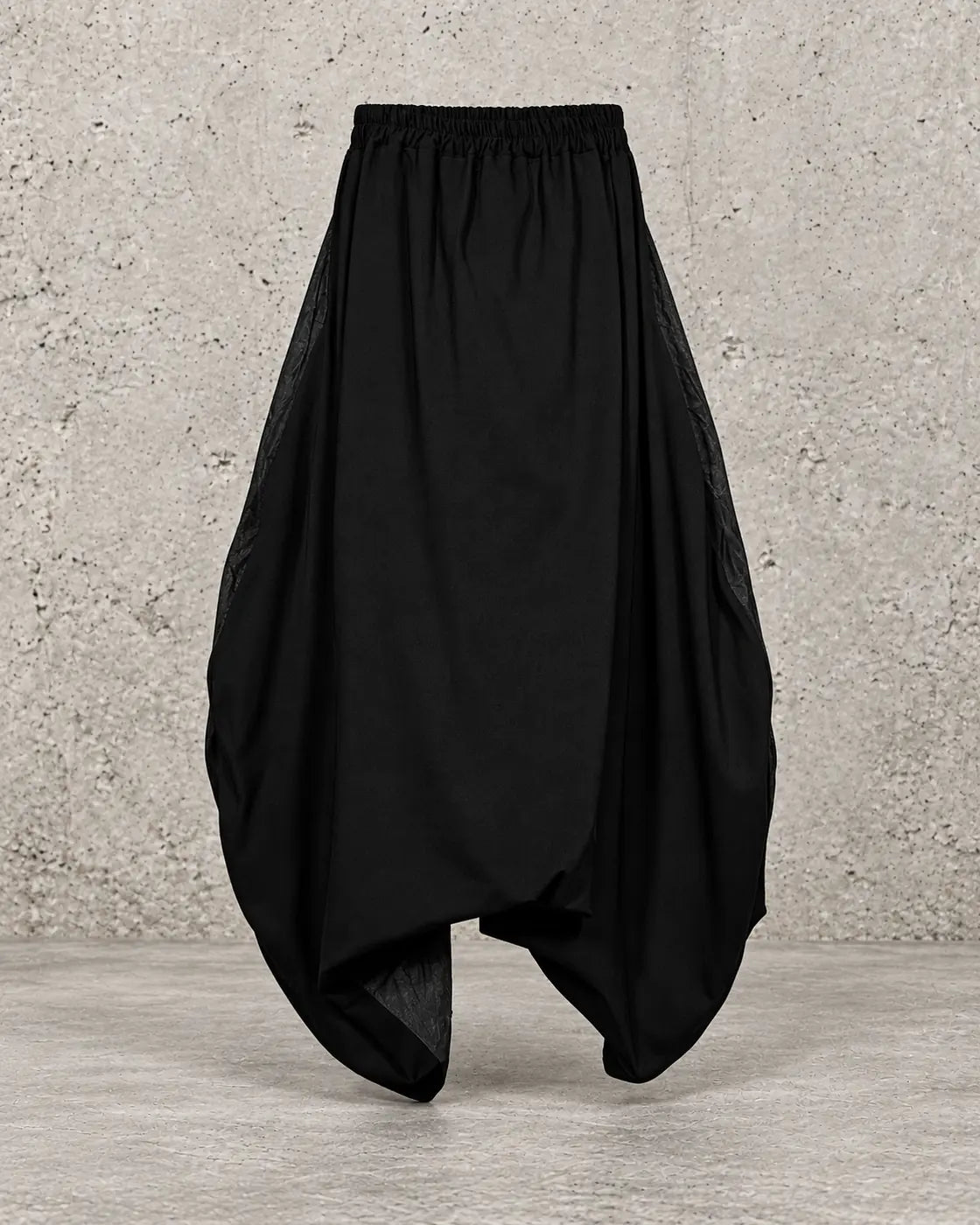 Pantalón balloon texturizado negro La Haine – vista 4 de 5