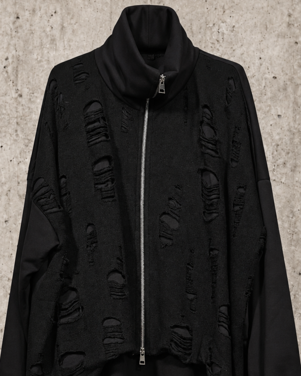 Cárdigan oversize negro La Haine – vista 5 de 8