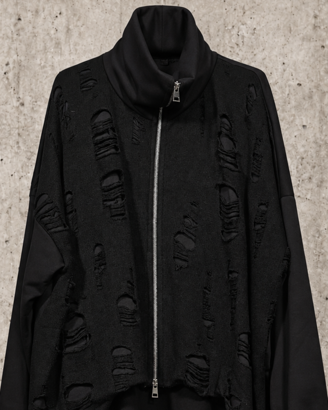 Cárdigan oversize negro La Haine – vista 5 de 8