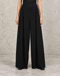 Pantalón palazzo negro Manesera