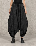 Pantalón balloon texturizado negro La Haine