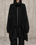 Cárdigan oversize negro La Haine