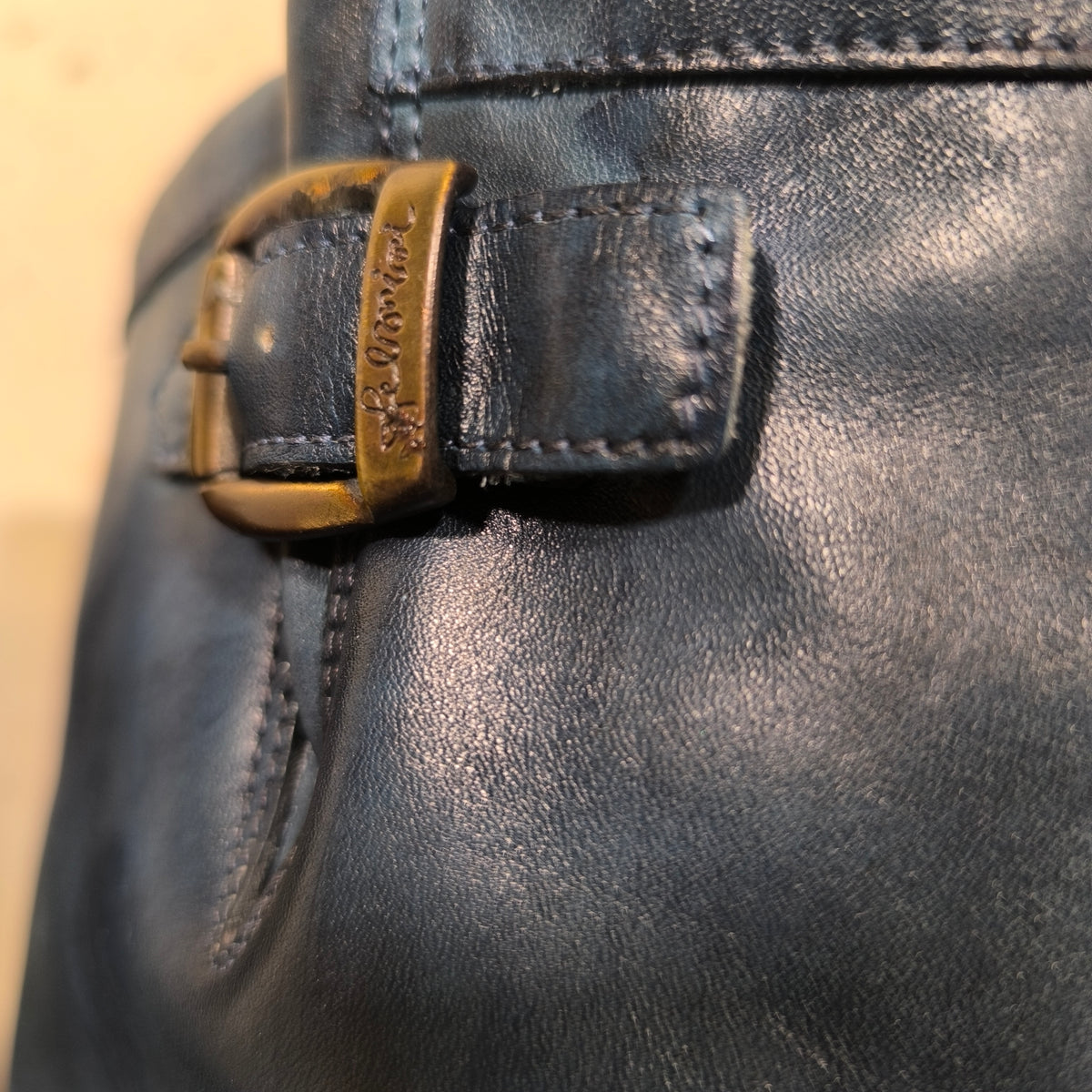 Bota alta Anilex azul petróleo Felmini