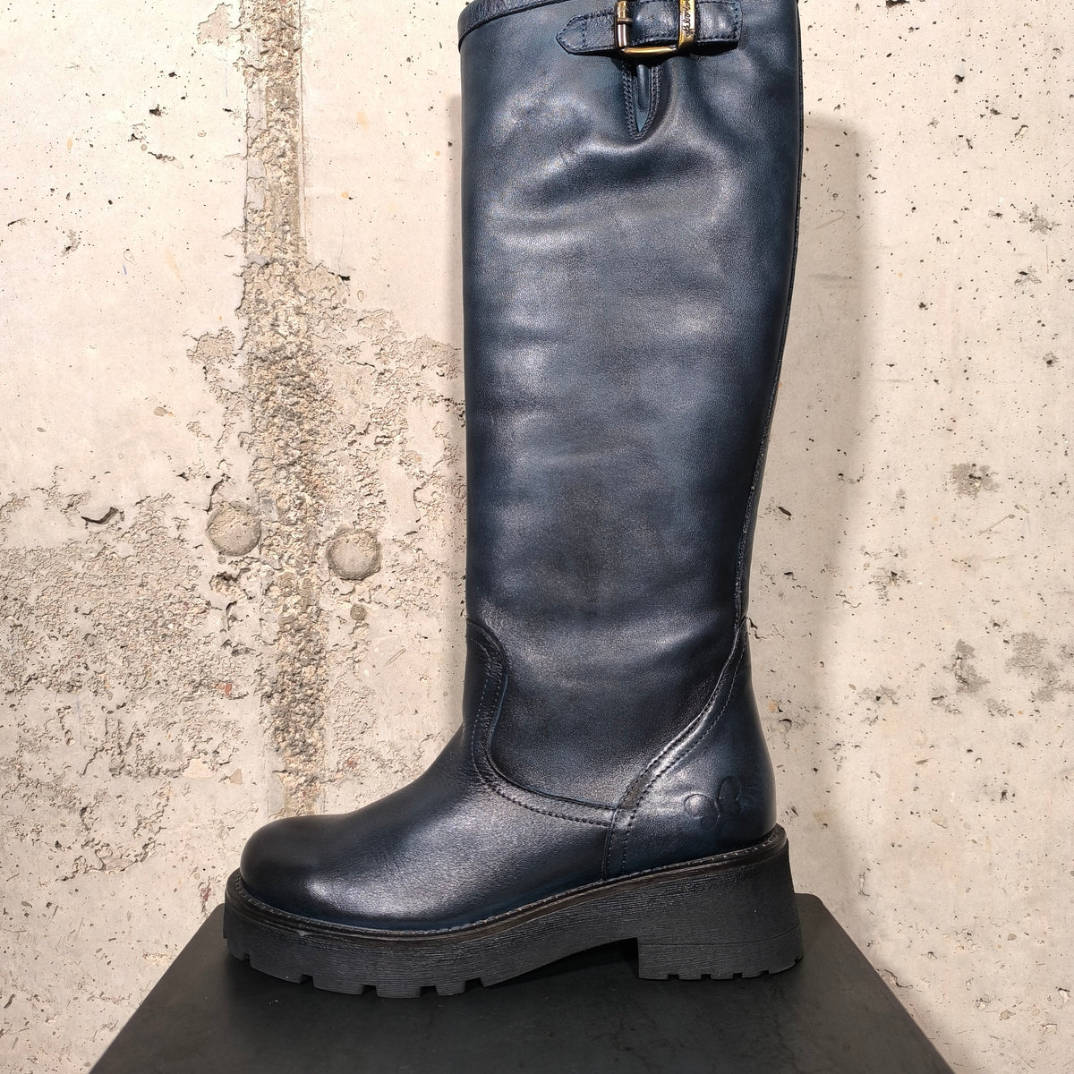 Bota alta Anilex azul petróleo Felmini