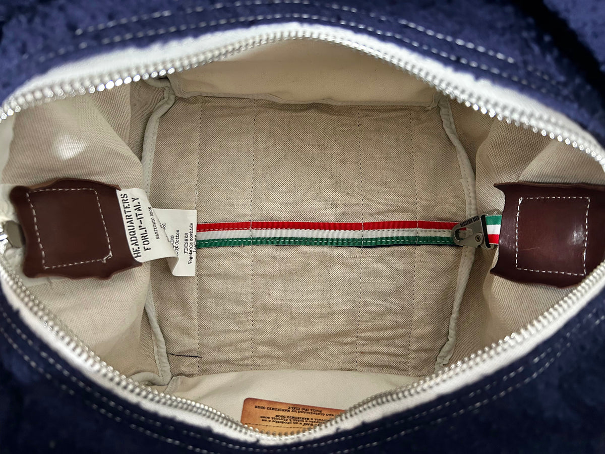 Bolso Aviator's Kit Bag azul Manikomio Design