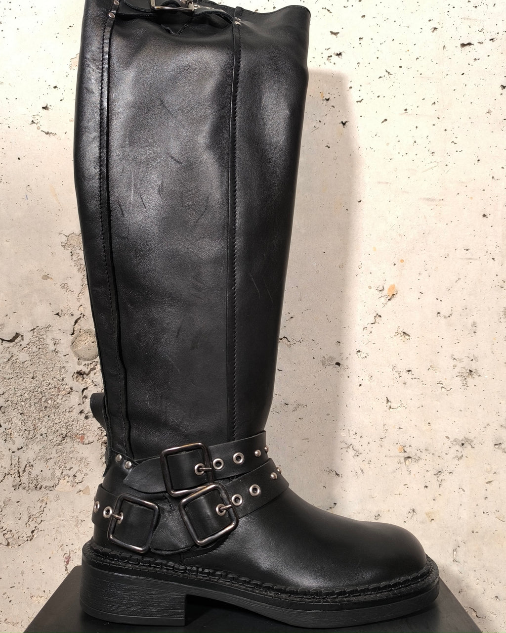 Bota alta negra Felmini