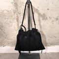 Bolso plisado negro Fri-Yay