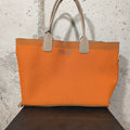 Bolso tote de punto naranja Fri-Yay
