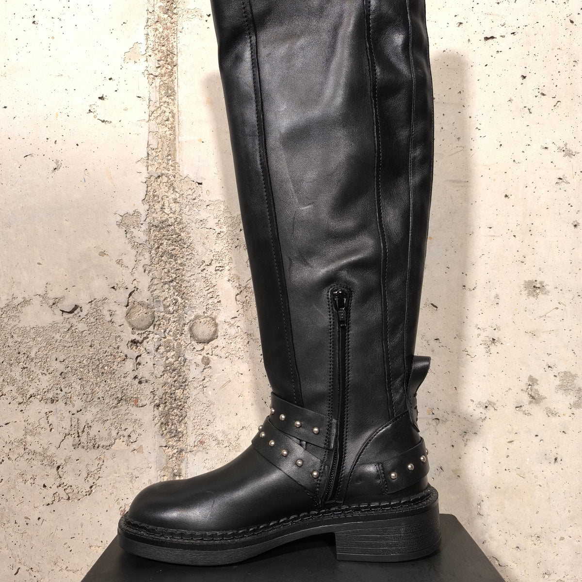 Bota alta negra Felmini