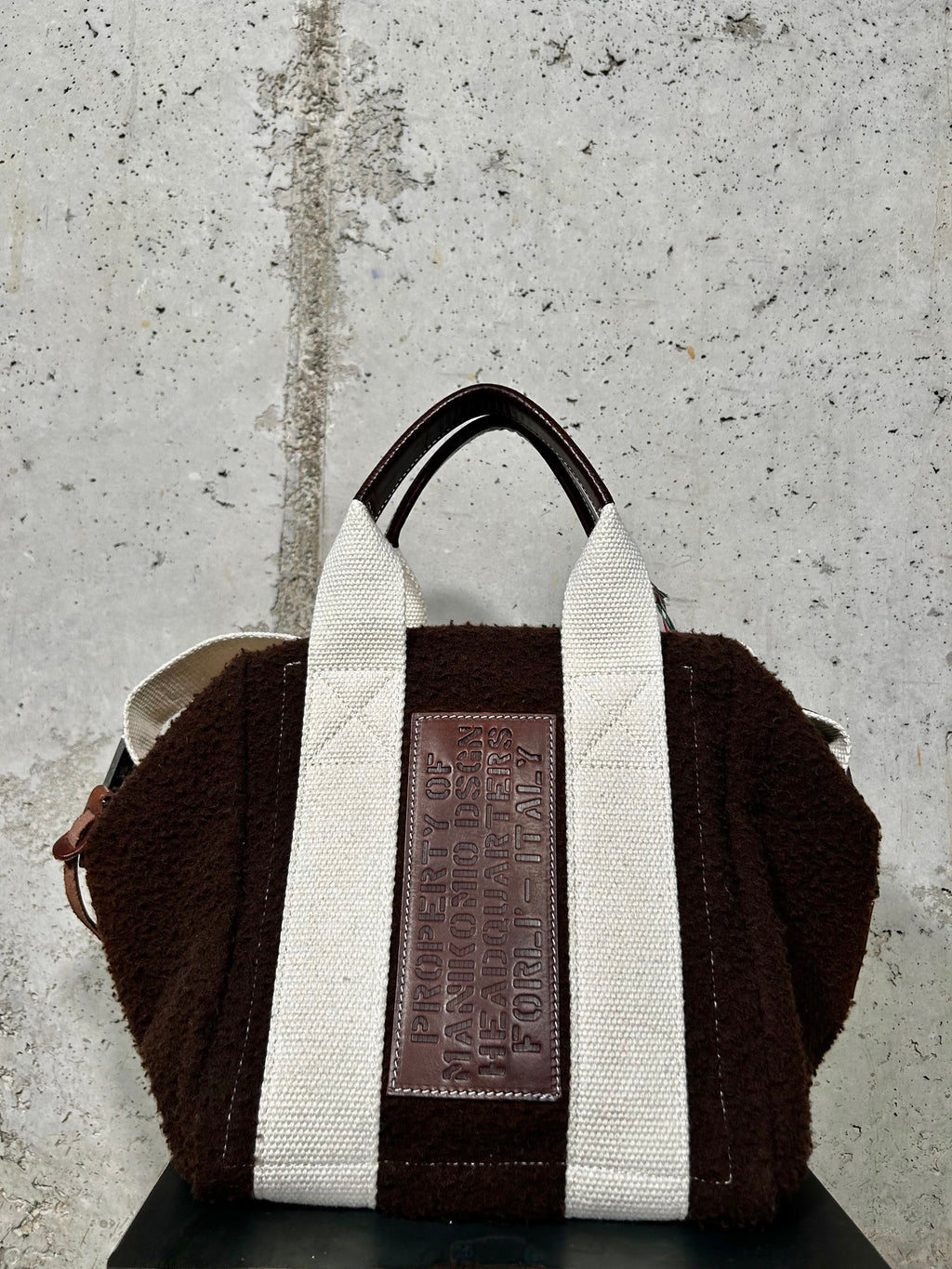 Bolso Aviator's Kit Bag marrón Manikomio Design